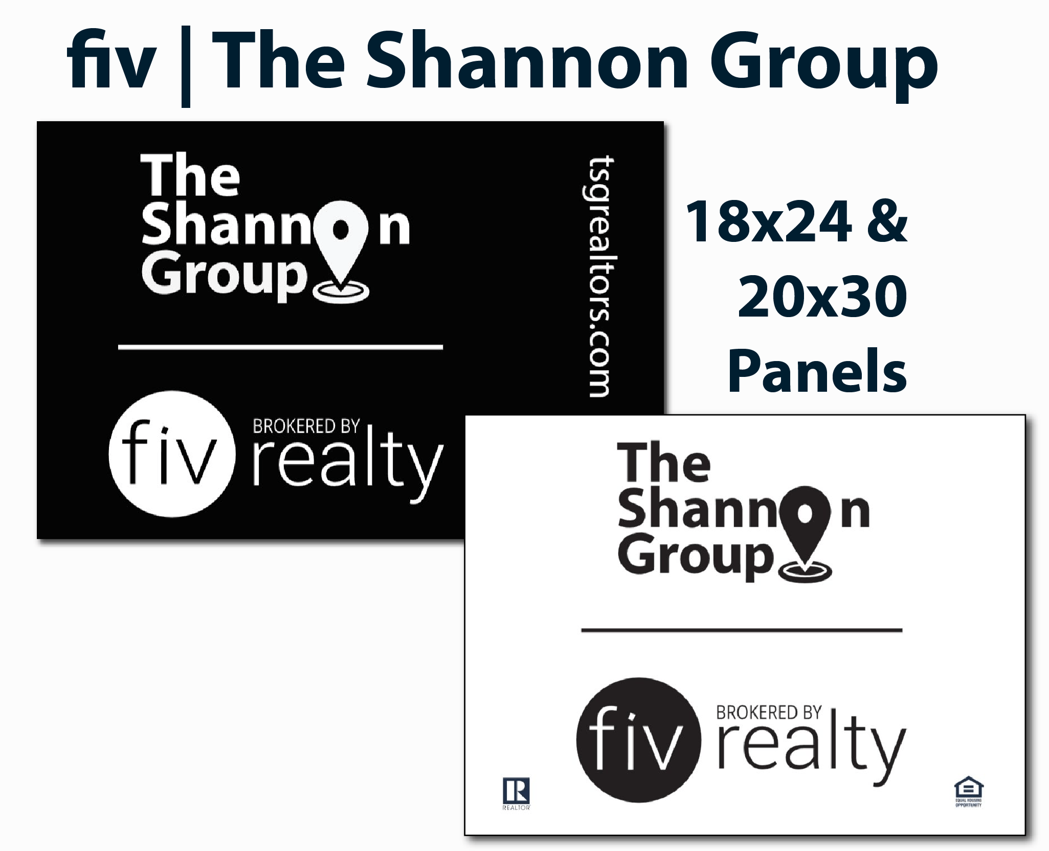 The Shannon Group 2-sided PVC Panels