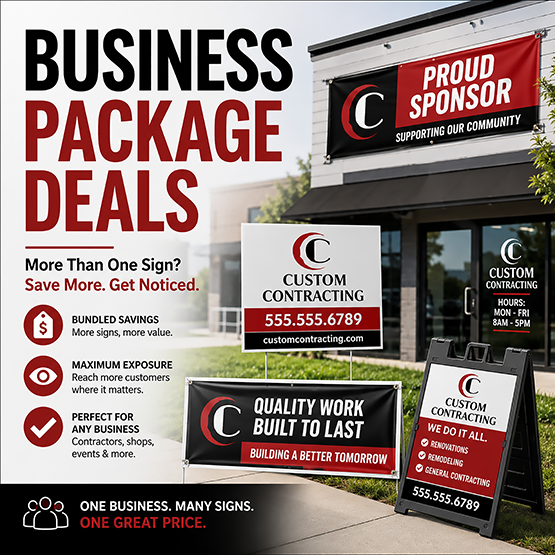 Business Packages, Bronze, Silver, Gold & MEGA!