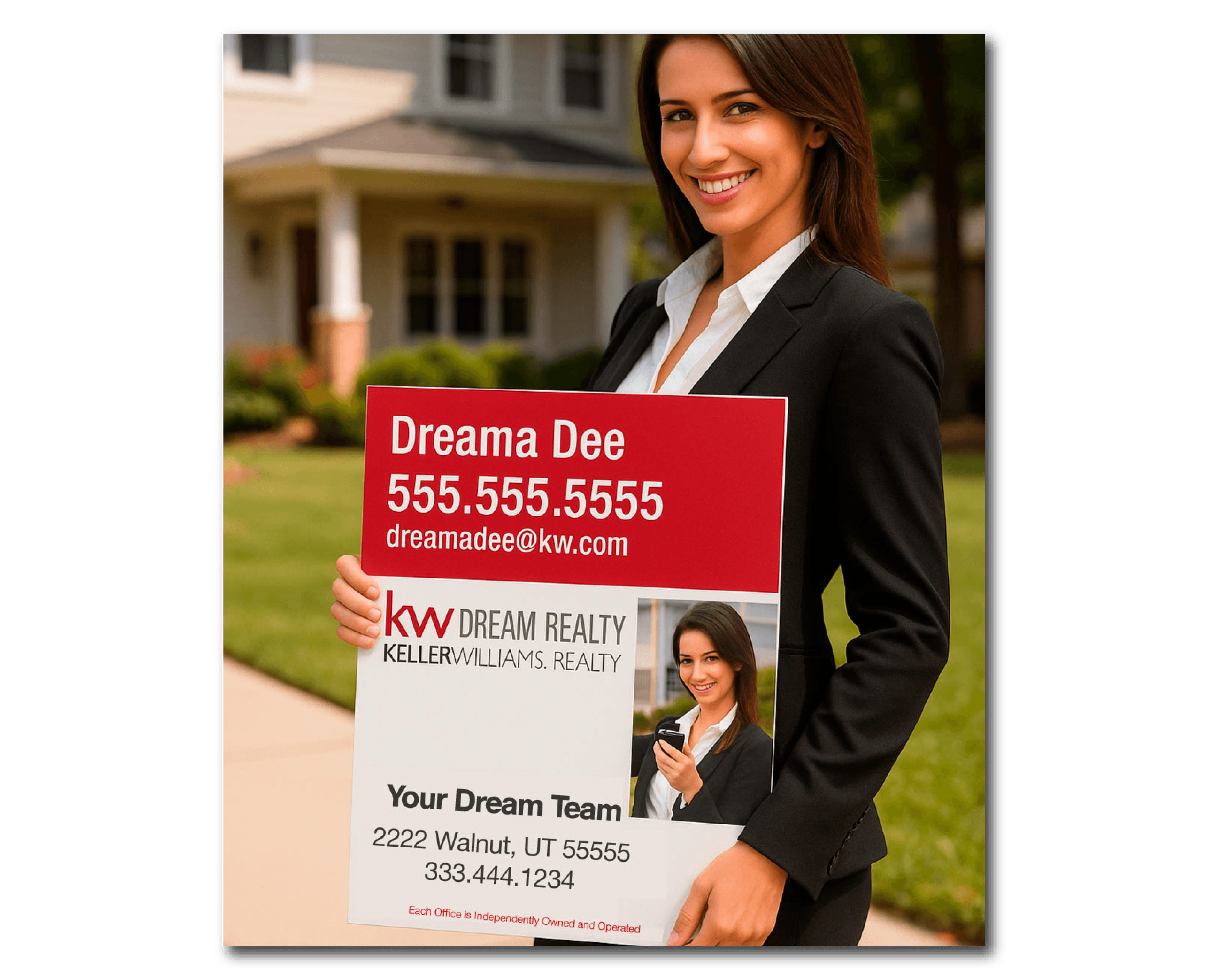 Keller Williams 30x24 Vertical Panels