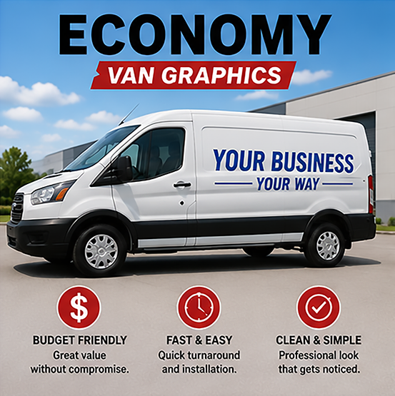 Economy Van Graphics