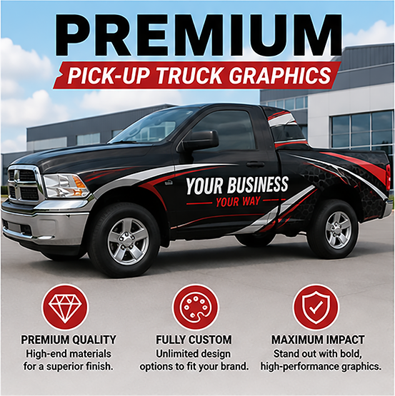 Premium Pickup Truck Vinyl Graphics