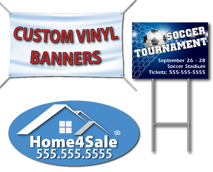Yard Signs, Banners, Signs & Vehicle Graphics
