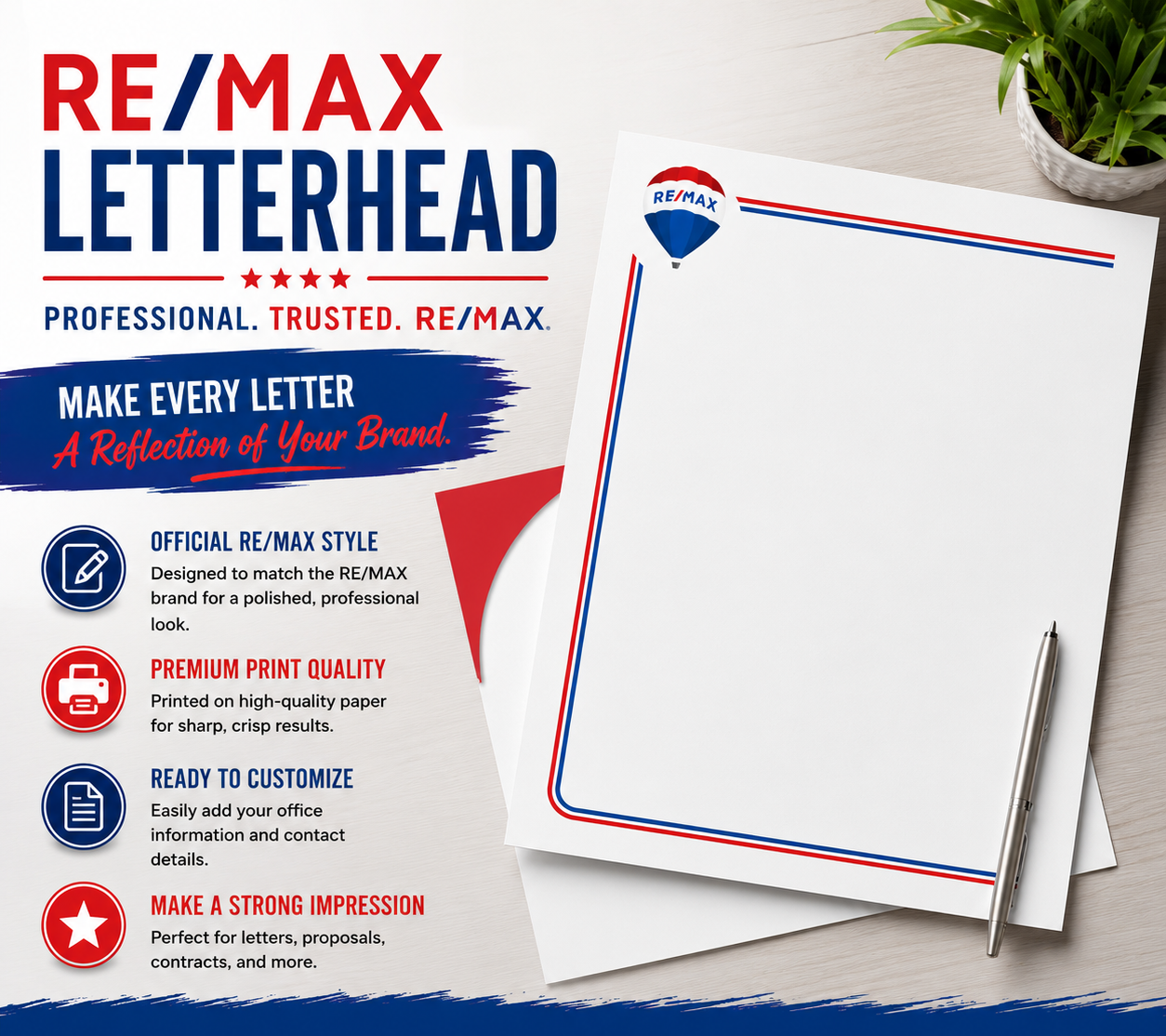 RE/MAX Letterhead Templates