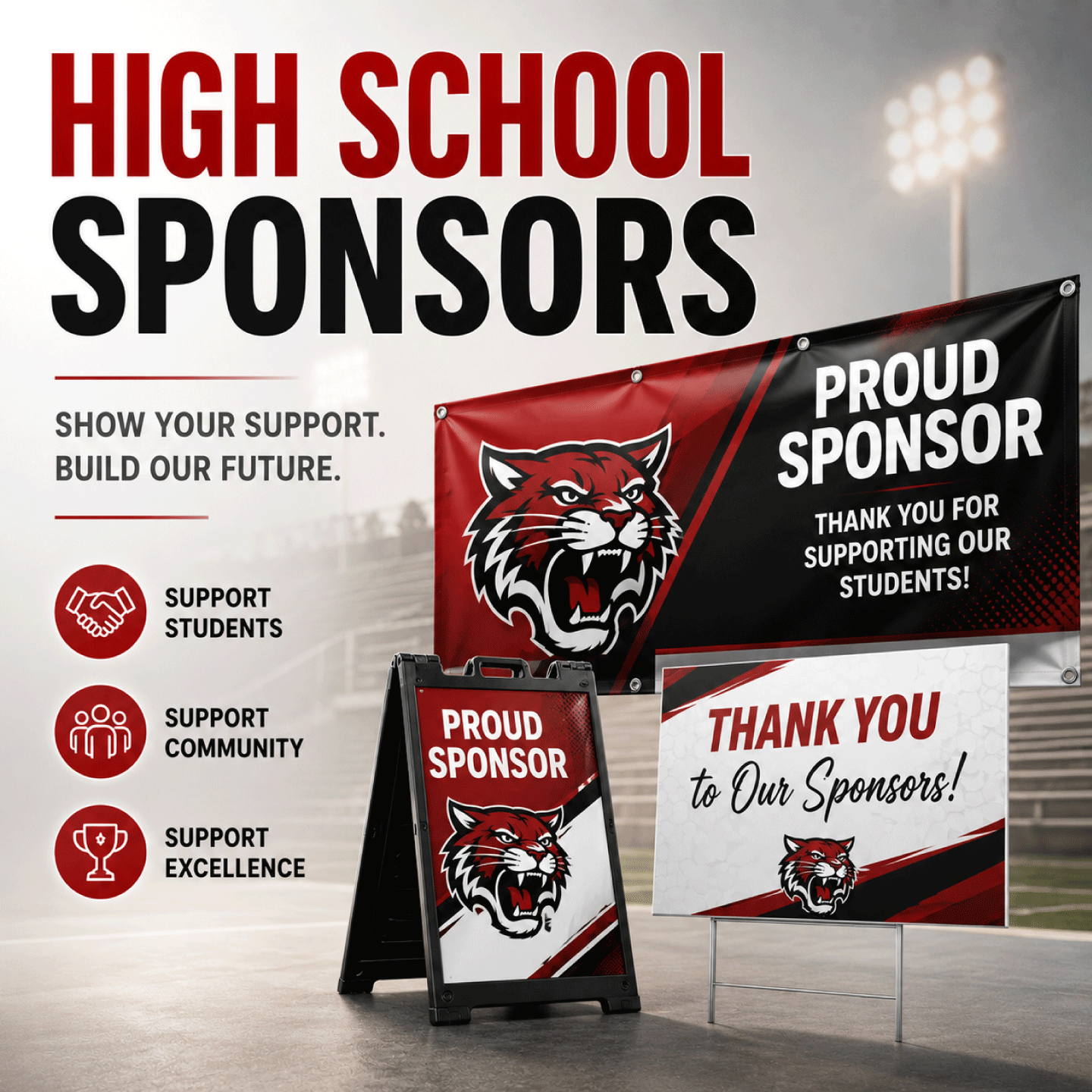 School Sponsorship Banners