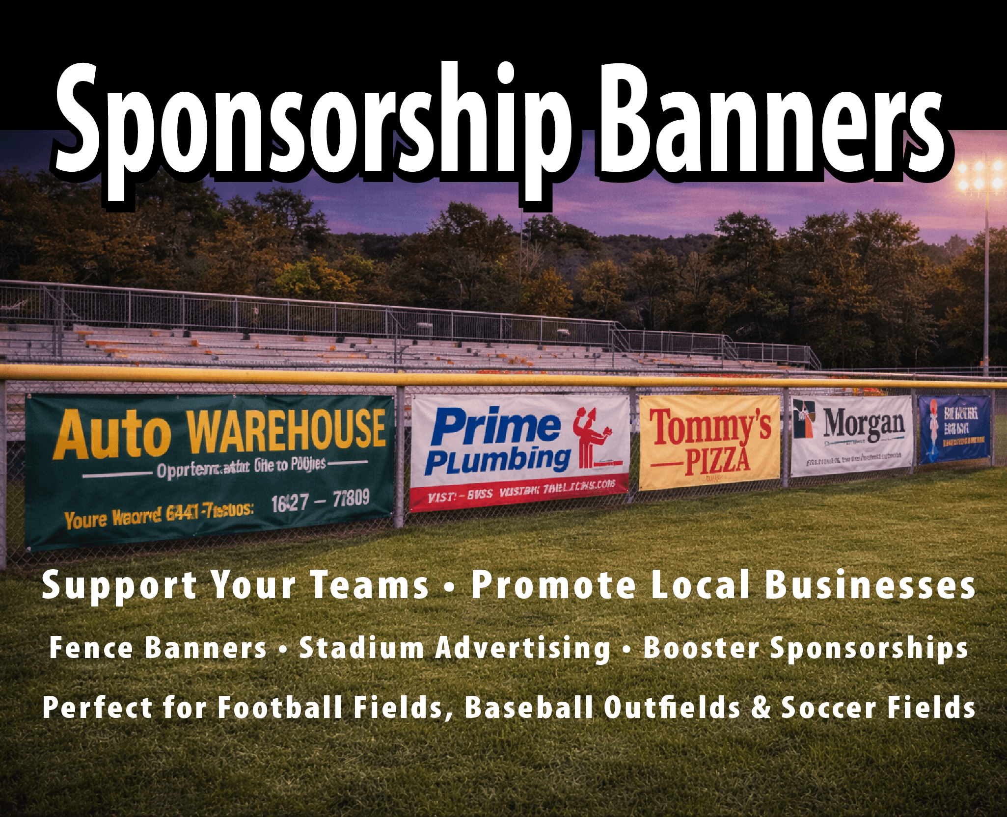 School Sponsorship Banners