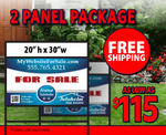 20x30 2-Panel Package