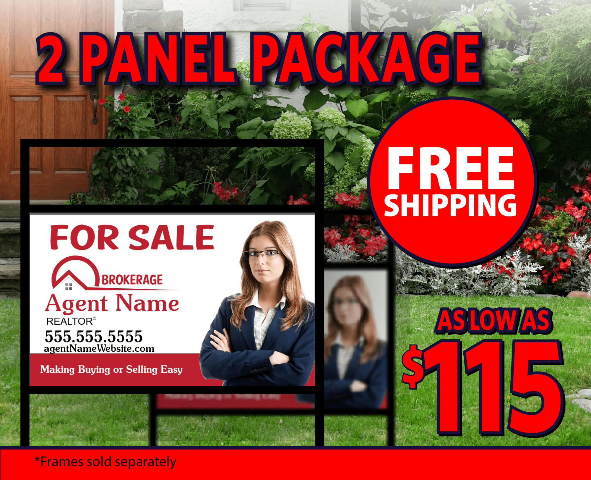 18x30 Inch - 2 Panel Package 1