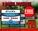 20x30 Inch - 2 Panel Package 1