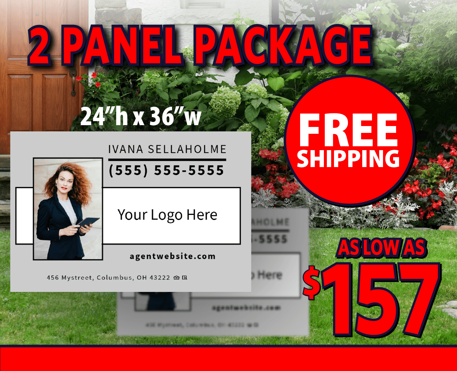 24x36 Inch - 2 Panel Package 1
