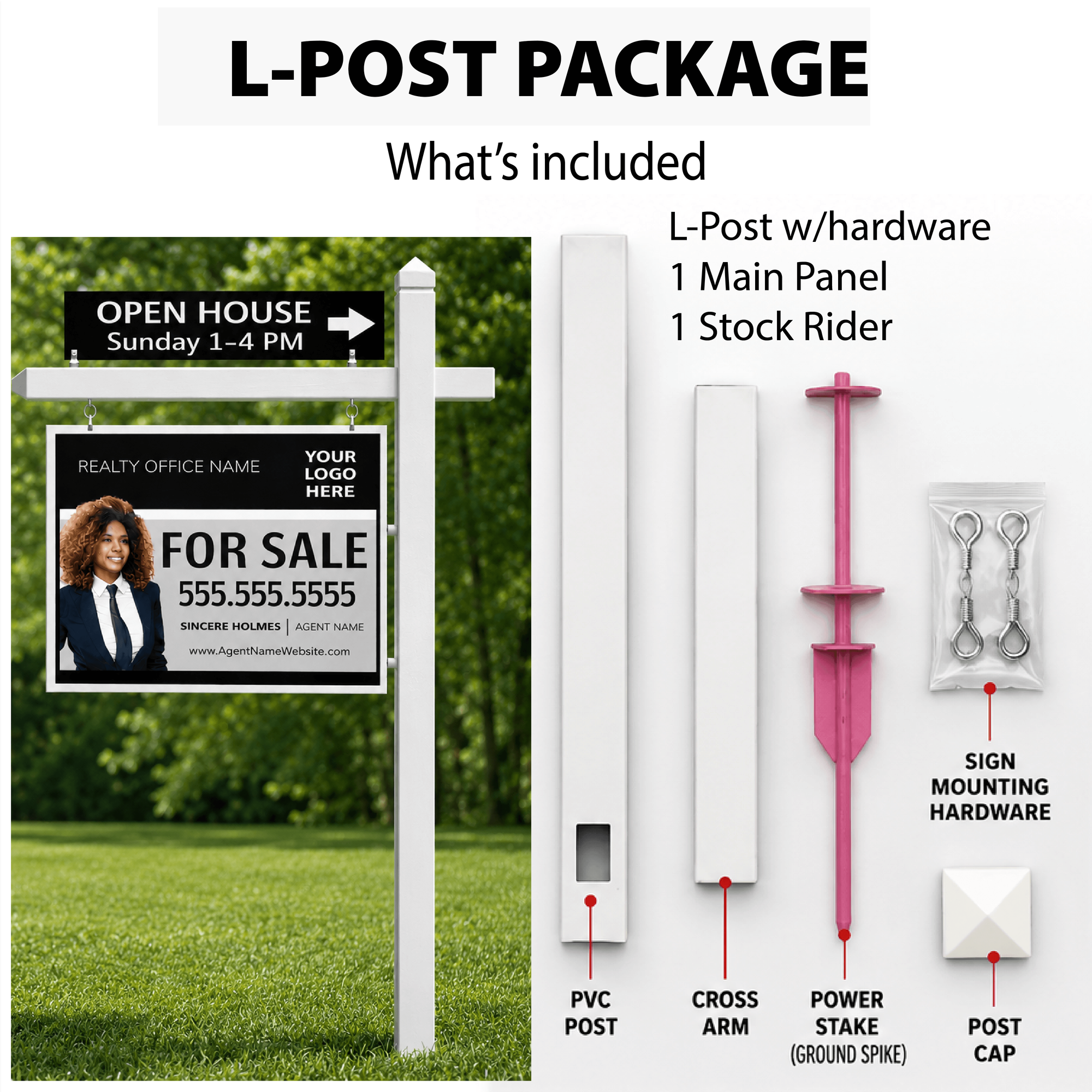 L-Post Package Included: