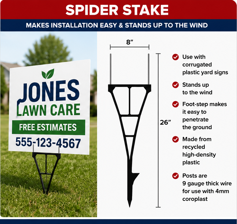 Spider Stake