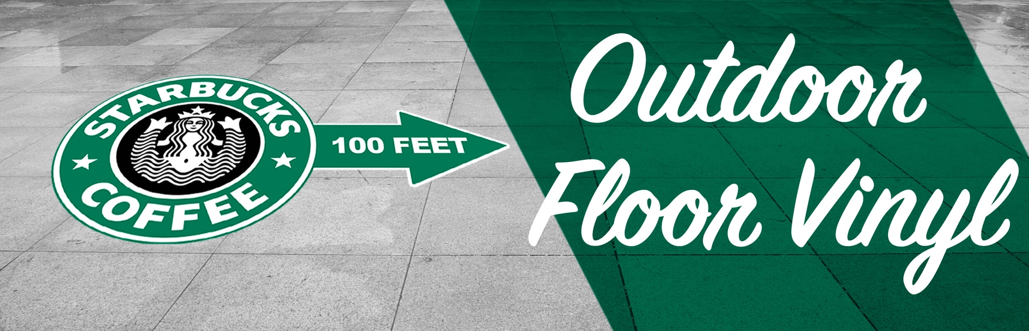 Outdoor floor vinyl - concrete 
