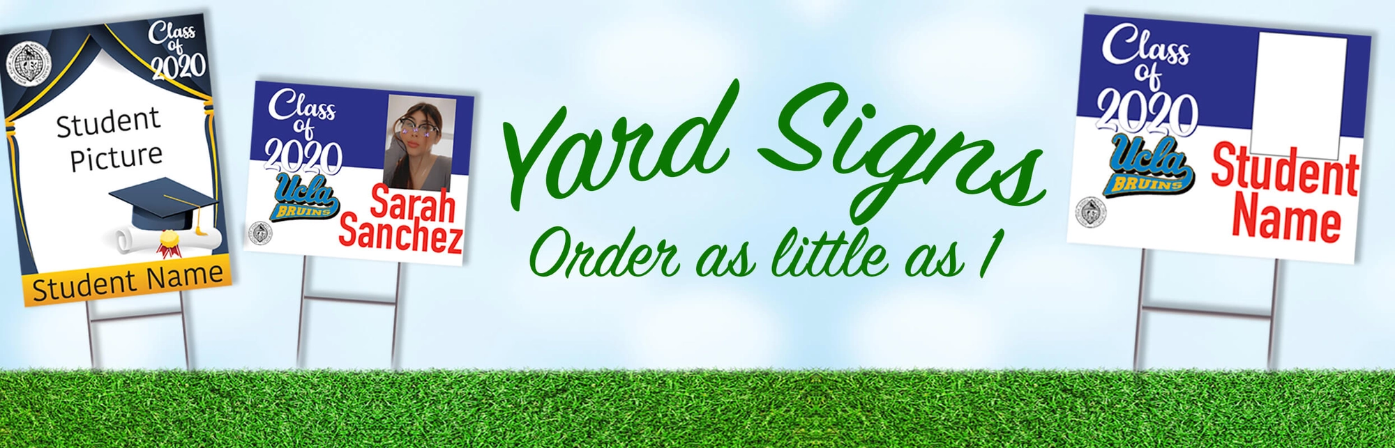 Coroplast Yard Signs - Graduation Signs