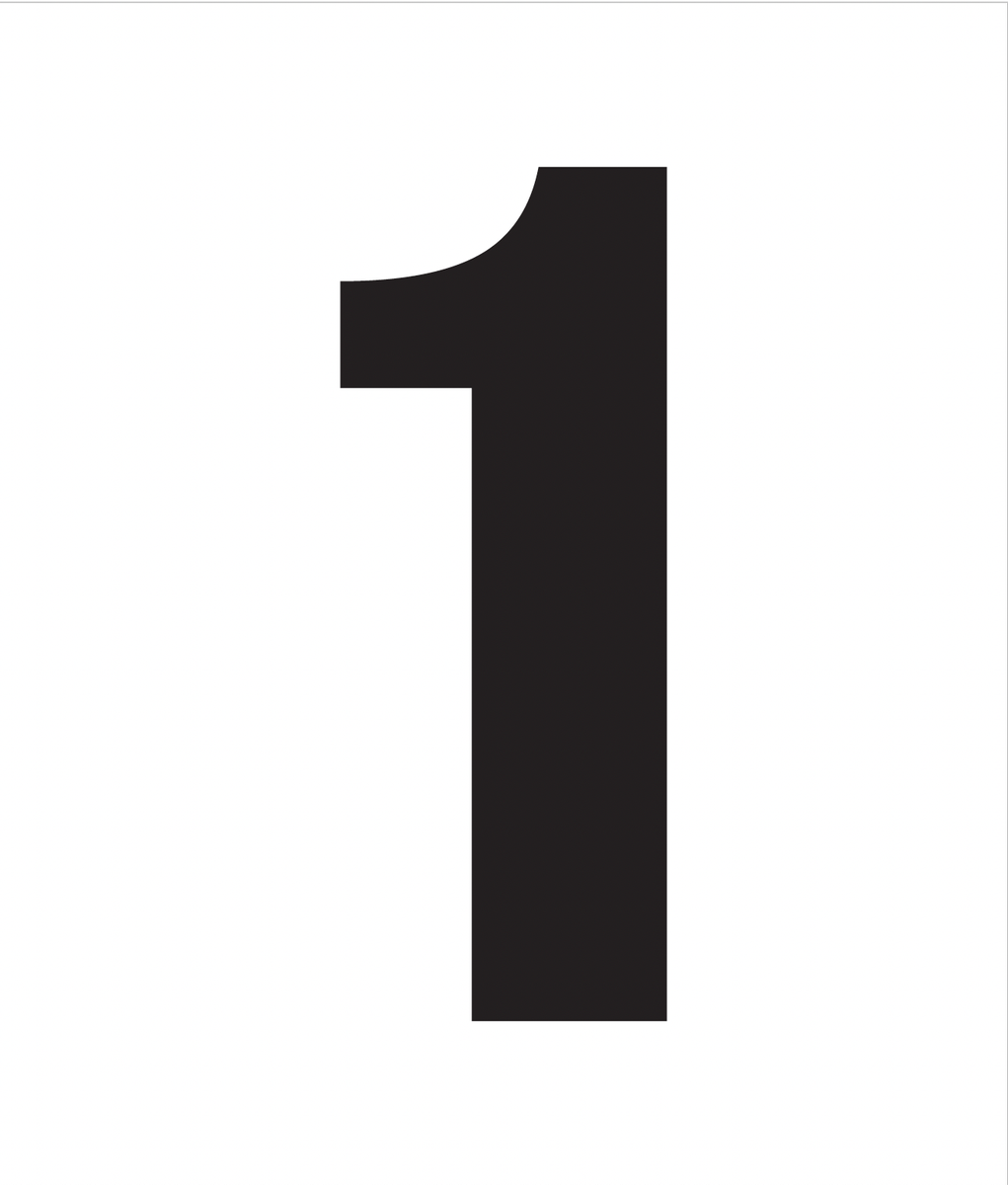 Number Stencils