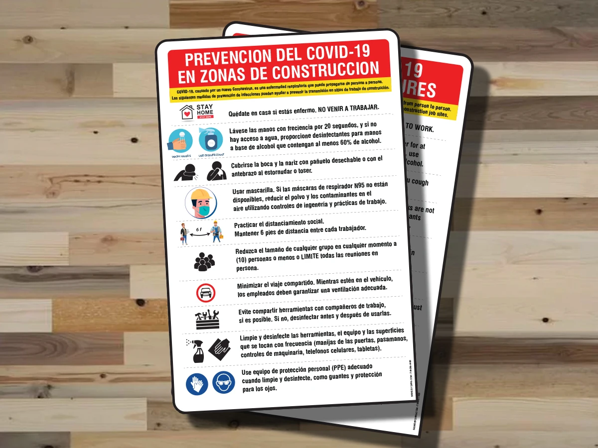 Job Site Covid-19 Spanish