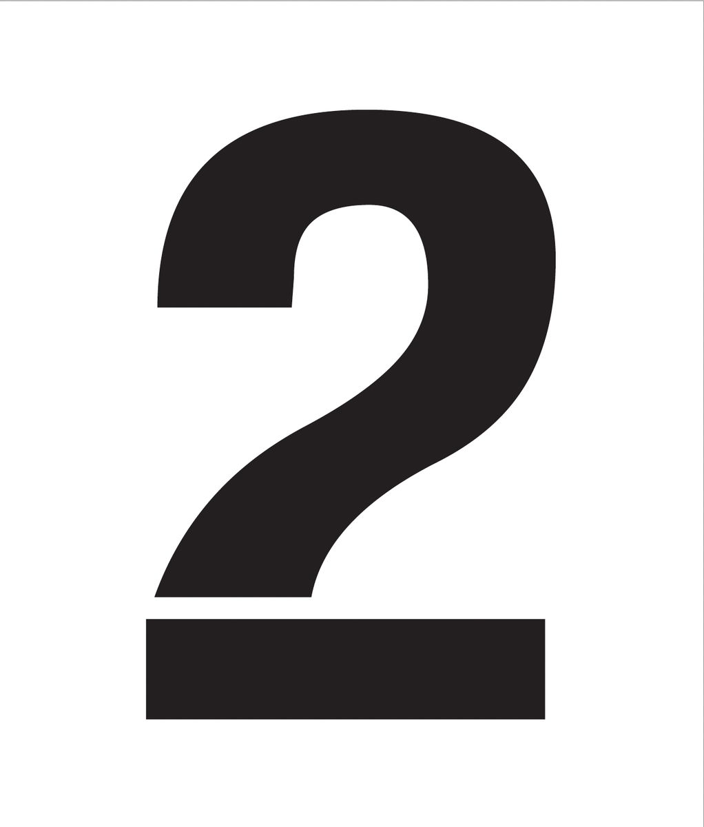 Number Stencils 2
