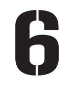 Number Stencils 6