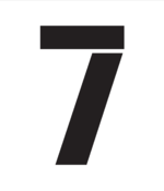 Number Stencils 7