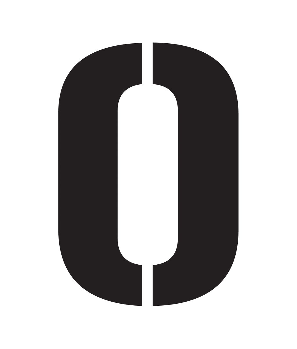 Number Stencils 10