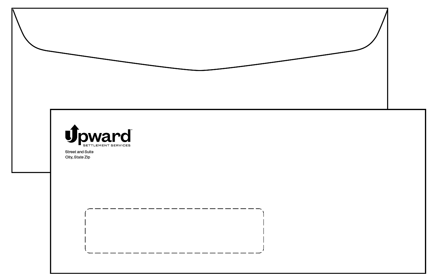 C001021 #10 Window Envelope - 1 color