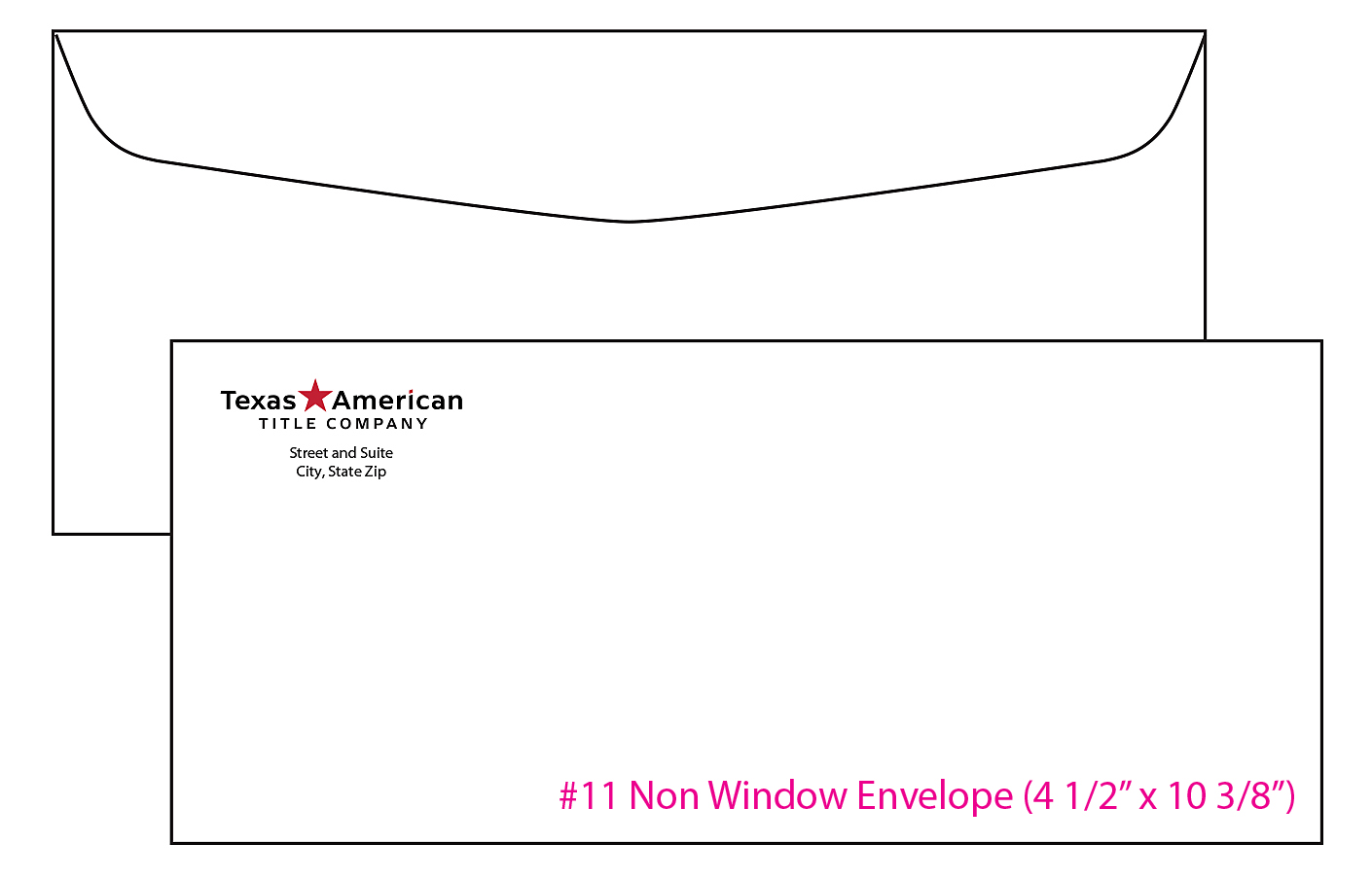 14175 #11 Non Window Envelope