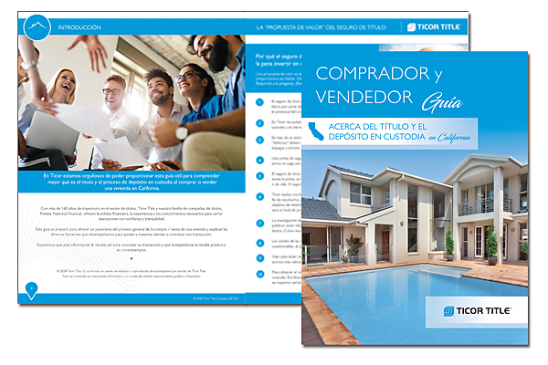 Ticor Title San Diego 14893 SPANISH BUYER/SELLER GUIDE-BAS