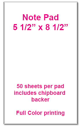 16044 Note Pad 8.5 x 5.5 - Equity Title