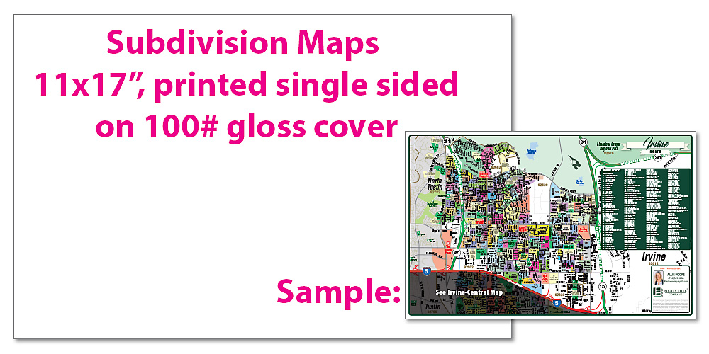 16044 Subdivision Maps - 11 x 17"