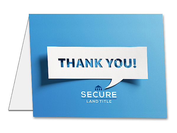 C001001 Thank You Card Only