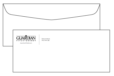 16056 #10 Non Window Envelope - 1 color