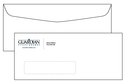 16056 #10 Window Envelope - 2 colors