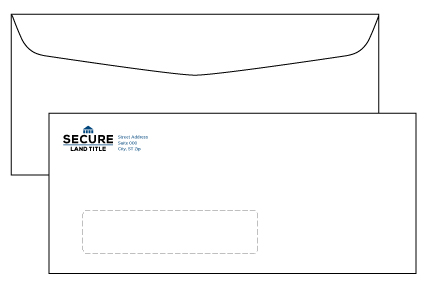 C001001 #10 Window Envelope - Full color