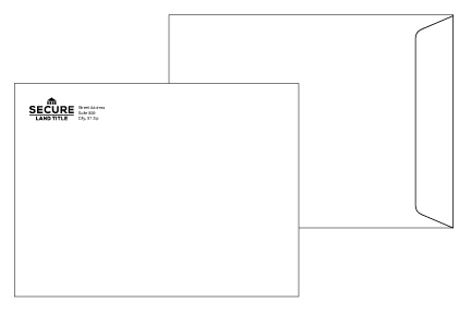 C001001 9 x 12 Envelope - 1 color