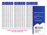 14781 Rate Card - Washington Specific Counties 1