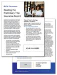 14781 Reading the Preliminary Title Insurance Report 1