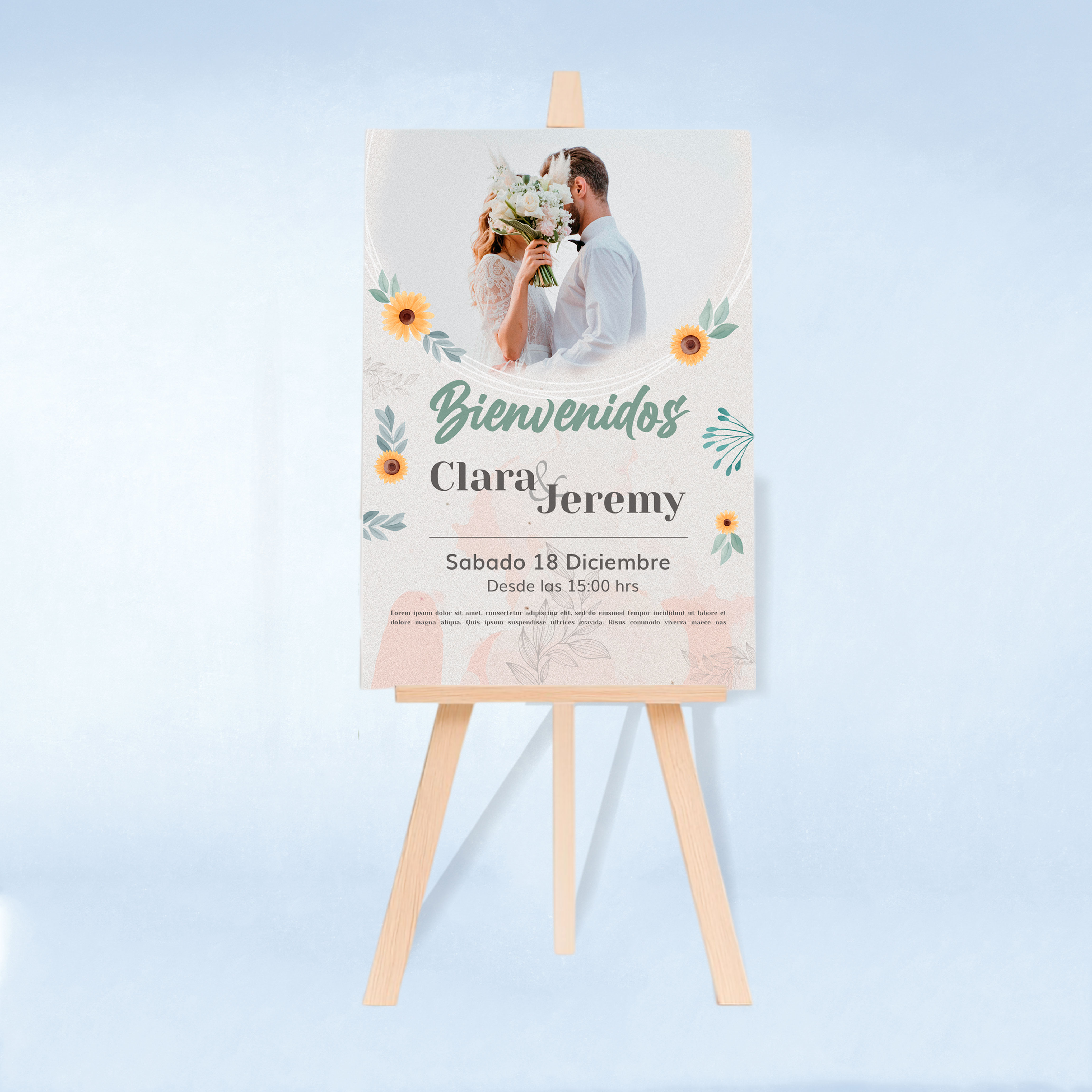 Cartel para Matrimonios y Eventos