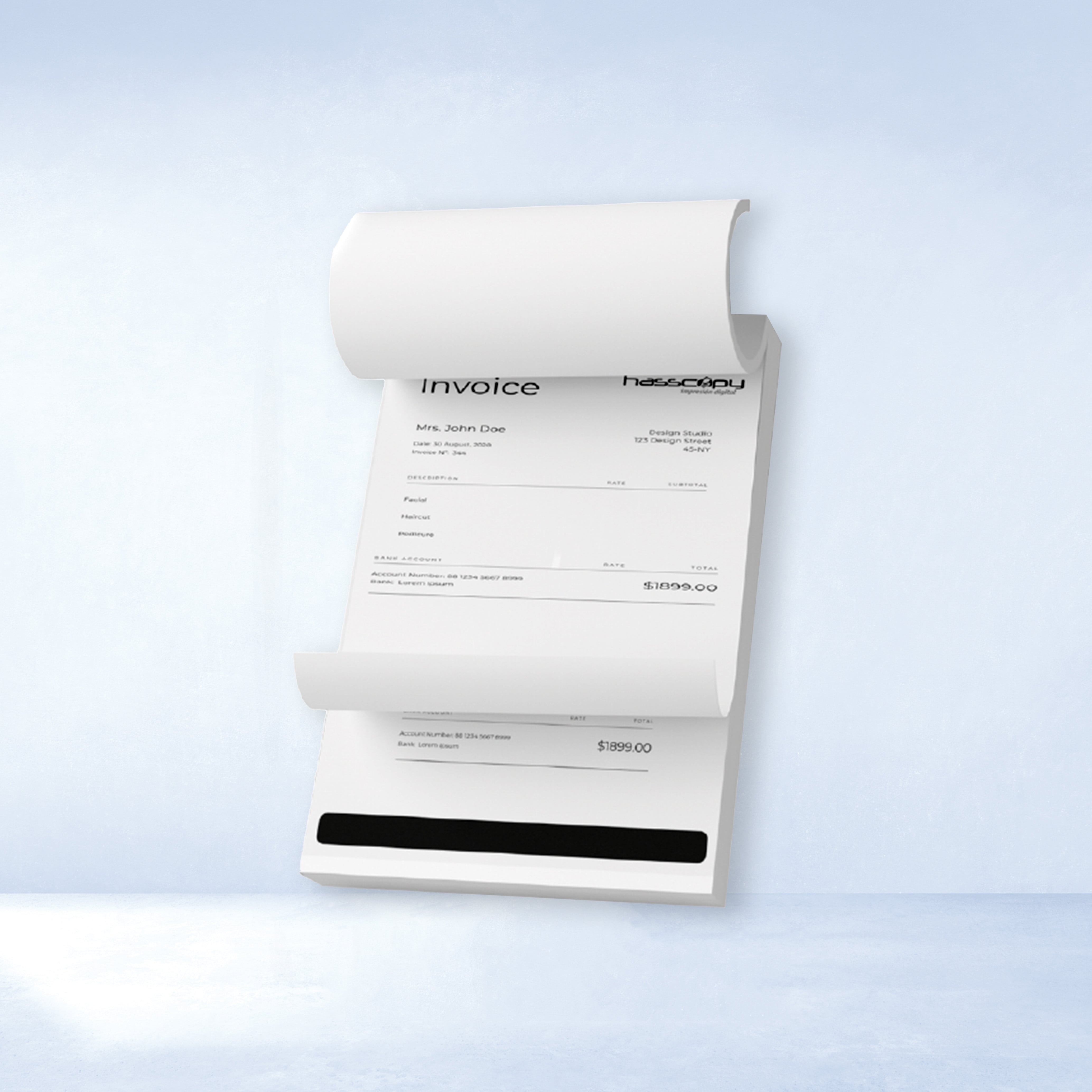 Talonarios o Recetarios B/n