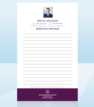 BHHS Large Notepads