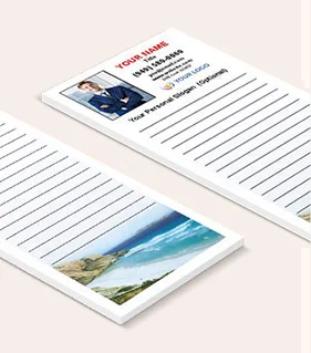 Beach Themed Notepads [3.5 x 8.5 Notepads]