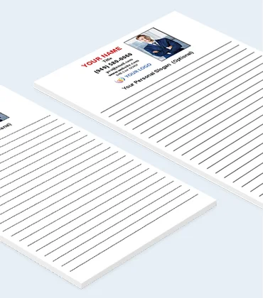 Standard Custom Notepads [5.25 x 8.5 Notepads]