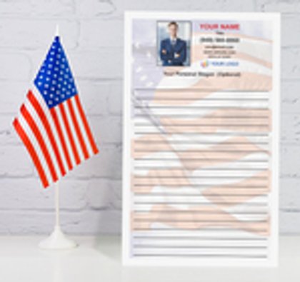 Patiotic Notepad Preview