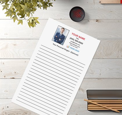 Custom Real Estate Notepads Standard
