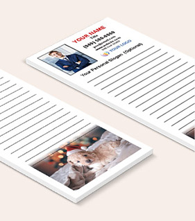 Holiday Themed Notepads [3.5 x 8.5 Notepads]