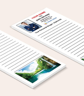 Nature Themed Notepads [3.5 x 8.5 Notepads]