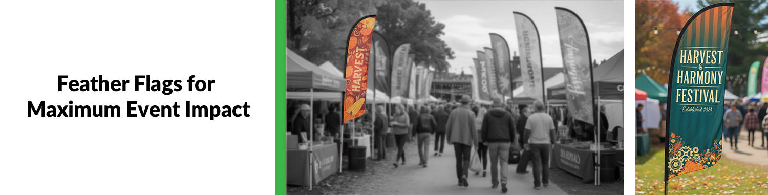 Feather Flags for Maximum Event Impact