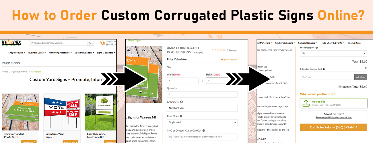 How to Order Custom Corrugated Plastic Signs Online?