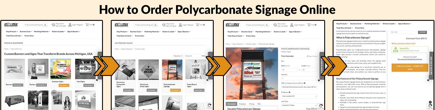 How to Order Polycarbonate Signage Online (Step-by-Step)