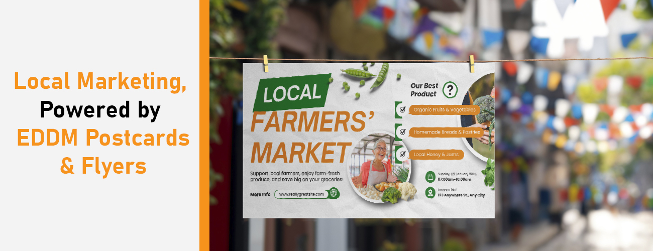 Local Marketing Powered by EDDM Postcards & Flyers