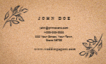 Brown Craft Business Card 2