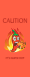 Paper stickers for food advertising